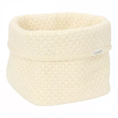 Košík pletený malý Pure Soft White