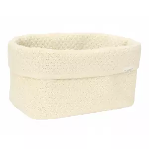 Košík pletený velký Pure Soft White