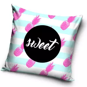 Povlak na polštářek Ananasy Růžové 40x40 cm