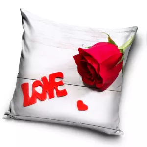 Povlak na polštářek Růže z lásky 40x40 cm