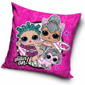 Povlak na polštářek L.O.L. Surprise Glitter On 40x40 cm