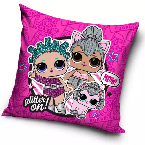 Povlak na polštářek L.O.L. Surprise Glitter On 40x40 cm