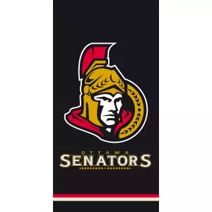 Froté osuška NHL Ottawa Senators Black 70x140 cm