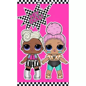 Dětský froté ručník L.O.L. Hey Doll 30x50 cm
