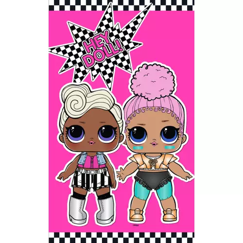 Dětský froté ručník L.O.L. Hey Doll 30x50 cm