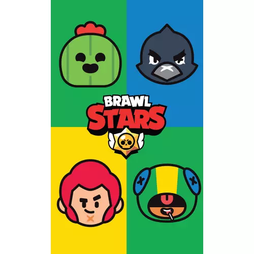Dětský froté ručník Brawl Stars Portréty 30x50 cm