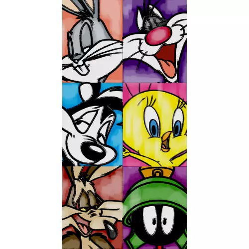Froté osuška Looney Tunes Trhlíci 70x140 cm
