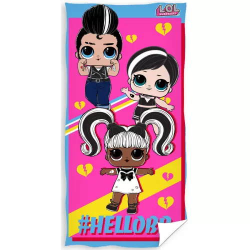 Froté osuška L.O.L. Black and White Show 70x140 cm