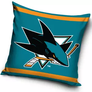 Polštářek NHL San Jose Sharks 40x40 cm