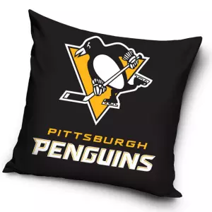 Polštářek NHL Pittsburgh Penguins Black 40x40 cm