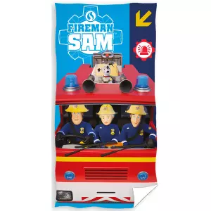 Froté osuška Požárník Sam Hasičský Výjezd 70x140 cm