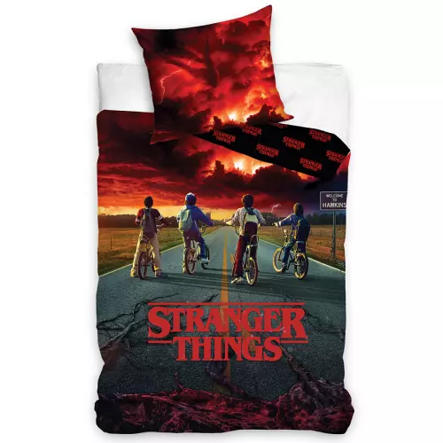 Bavlněné povlečení Stranger Things Storm Guard 140x200+70x90