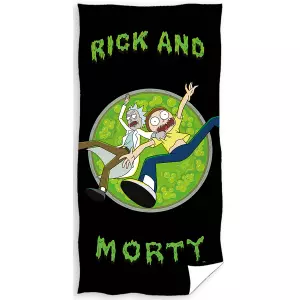 Froté osuška Rick and Morty Skok do třetí Dimenze 70x140 cm