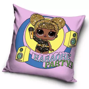Povlak na polštářek L.O.L. Surprise Karaoke Party 40x40 cm