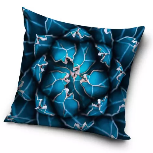 Povlak na polštářek Modrý Květ 40x40 cm