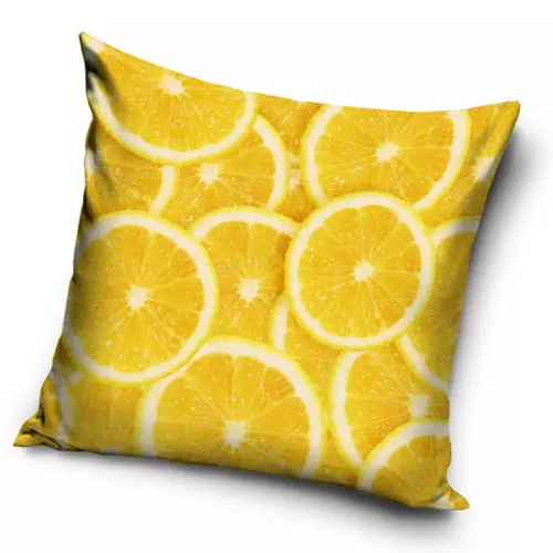 Povlak na polštářek Žluté Citróny 40x40 cm