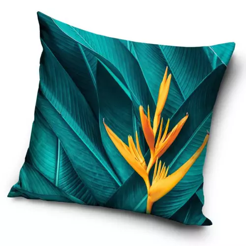 Povlak na polštářek Strelície Žlutá 40x40 cm