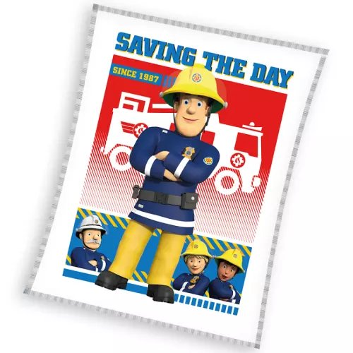 Dětská deka Požárník Sam Hrdina 130x170 cm