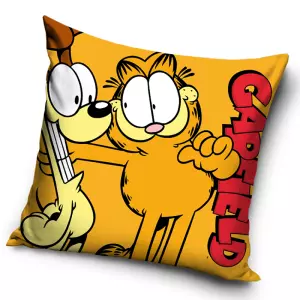 Povlak na polštářek Garfield a kamarád Odie 40x40 cm