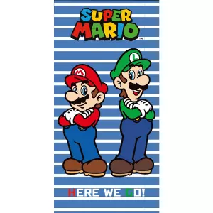 Froté osuška Super Mario a Luigi 70x140 cm