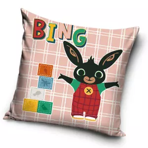 Povlak na polštářek Zajíček Bing a Kostičky 40x40 cm