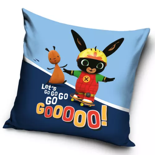 Povlak na polštářek Zajíček Bing a Flop Let's Go! 40x40 cm