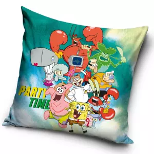 Povlak na polštářek Sponge Bob Party Time 40x40 cm