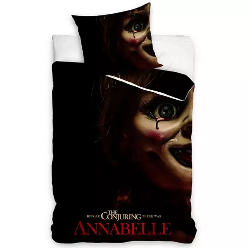 Bavlněné povlečení Panenka Annabelle 140x200+70x90