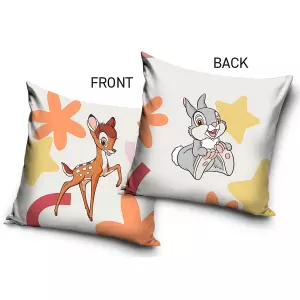 Povlak na polštářek Bambi a zajíček Dupík 40x40 cm