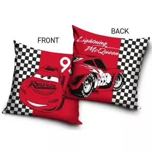 Povlak na polštářek Cars Blesk McQueen Cílová Čára 40x40 cm