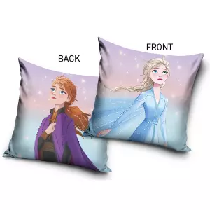 Povlak na polštářek Ledové Království Princezny Anna a Elsa 40x40 cm