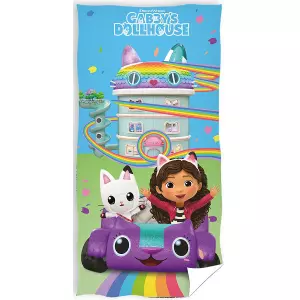 Froté osuška Gábinin Kouzelný Domek Mňaužasná Projížďka 70x140 cm