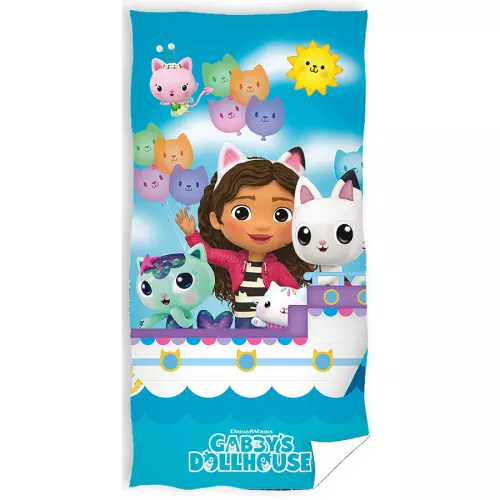 Froté osuška Gábinin Kouzelný Domek Výlet Lodí 70x140 cm