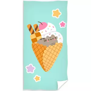 Froté osuška Kočička Pusheen Sladká jako Zmrzlina 70x140 cm