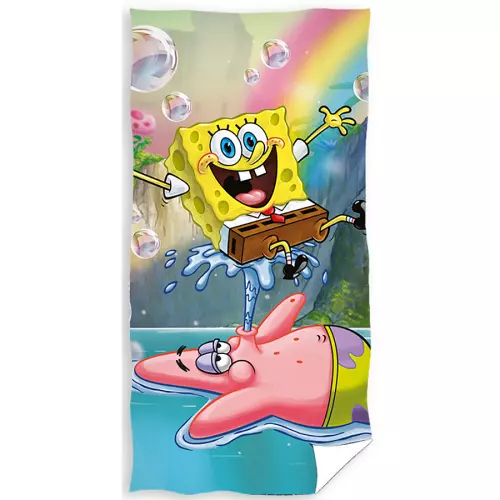 Froté osuška Sponge Bob Vodotrysk 70x140 cm