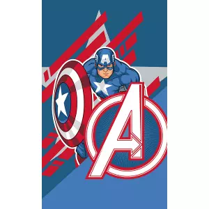 Dětský froté ručník Avengers Kapitán Amerika 30x50 cm