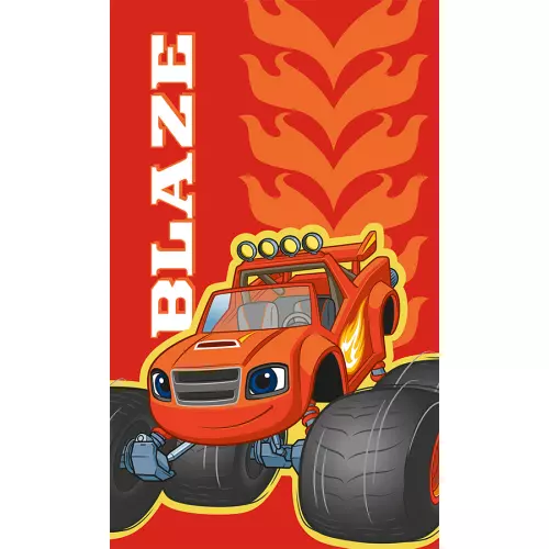 Dětský froté ručník Plamínek a Čtyřkoláci Ohnivá Stopa 30x50 cm