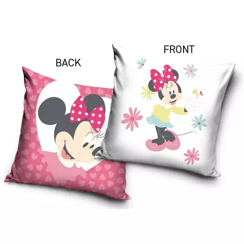Povlak na polštářek Minnie s Malým Kanárkem 40x40 cm