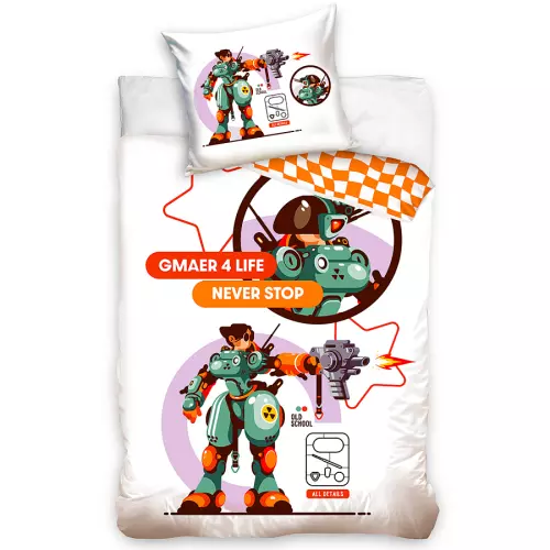 Bavlněné povlečení Nekonečná Hra 140x200+70x90