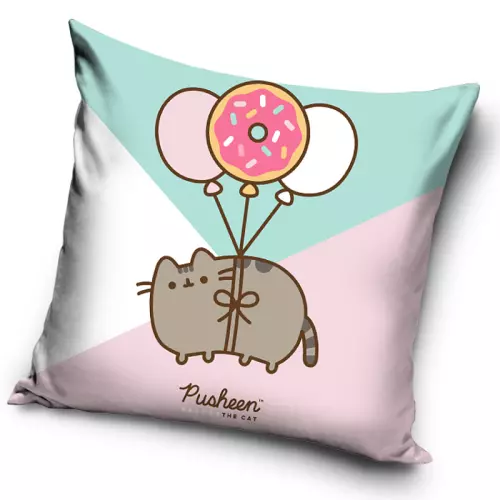 Povlak na polštářek Kočička Pusheen Kurz Létání 40x40 cm