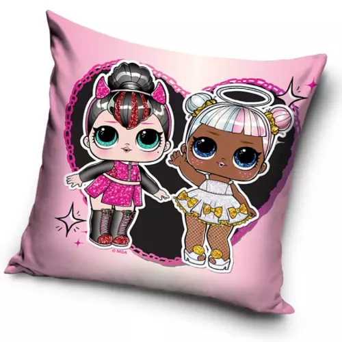 Povlak na polštářek L.O.L. Surprise Čertík a Andílek 40x40 cm