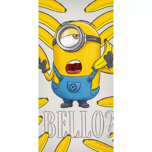 Dětský froté ručník Mimoni Bello Banana 30x50 cm