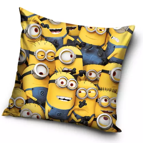 Povlak na polštářek Mimoni kam se podíváš 40x40 cm