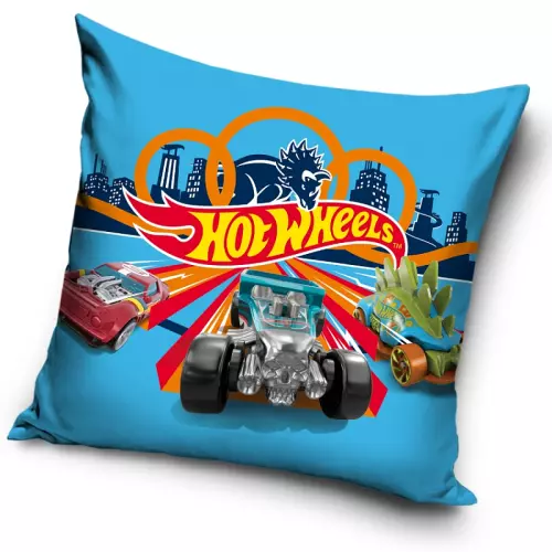 Povlak na polštářek Hot Wheels Nekonečná Smyčka 40x40 cm
