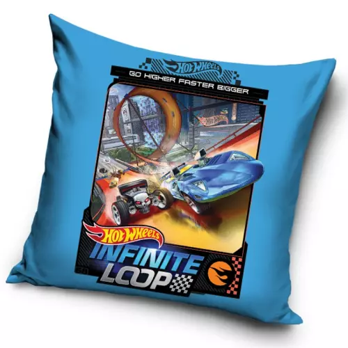 Povlak na polštářek Hot Wheels Infinite Loop 40x40 cm
