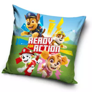 Povlak na polštářek Tlapková Patrola Ready for Action 40x40 cm