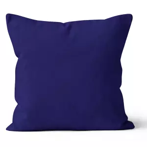 Mikroplyšový povlak na polštář Tmavě Modrý 40x40 cm