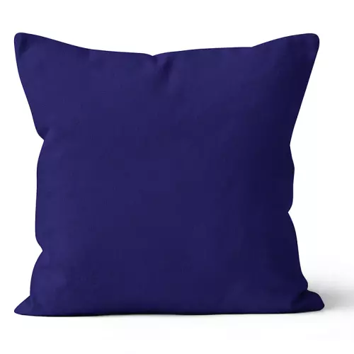 Mikroplyšový povlak na polštář Tmavě Modrý 40x40 cm