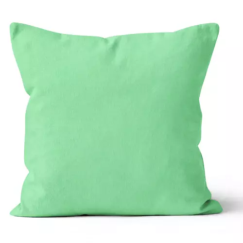 Mikroplyšový povlak na polštář Pistáciový 40x40 cm