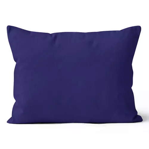 Mikroplyšový povlak na polštář Tmavě Modrý 50x70 cm